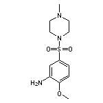 2-methoxy-5-[(4-methylpiperazin-1-yl)sulfonyl]aniline