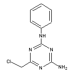 6-(chloromethyl)-N-phenyl-1,3,5-triazine-2,4-diamine