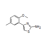 2-Amino-4-(2-methoxy-5-methylphenyl)thiazole