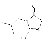 3-isobutyl-2-mercapto-3,5-dihydro-4H-imidazol-4-one