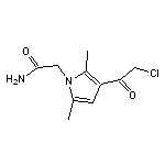 2-[3-(chloroacetyl)-2,5-dimethyl-1H-pyrrol-1-yl]acetamide