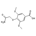 4-(2-amino-2-oxoethoxy)-3,5-dimethoxybenzoic acid