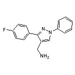 [3-(4-fluorophenyl)-1-phenyl-1H-pyrazol-4-yl]methylamine