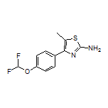 2-Amino-4-[4-(difluoromethoxy)phenyl]-5-methylthiazole