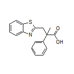 3-(2-Benzothiazolyl)-2-methyl-2-phenylpropanoic Acid