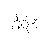 1-(4-Acetyl-3,5-dimethyl-2-pyrrolyl)-2-chloro-1-propanone