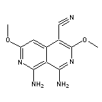 1,8-diamino-3,6-dimethoxy-2,7-naphthyridine-4-carbonitrile