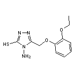 4-amino-5-[(2-ethoxyphenoxy)methyl]-4H-1,2,4-triazole-3-thiol