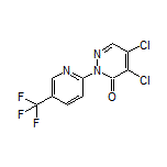 4,5-Dichloro-2-[5-(trifluoromethyl)-2-pyridyl]pyridazin-3(2H)-one