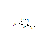 3-(methylthio)-1,2,4-oxadiazol-5-amine