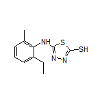 5-[(2-ethyl-6-methylphenyl)amino]-1,3,4-thiadiazole-2-thiol