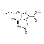 methyl 2-(chloromethyl)-5-(2-methoxy-2-oxoethyl)-4-oxo-3,4-dihydrothieno[2,3-d]pyrimidine-6-carboxylate