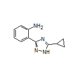 2-(5-Cyclopropyl-1H-1,2,4-triazol-3-yl)aniline