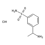 3-(1-aminoethyl)benzenesulfonamide hydrochloride