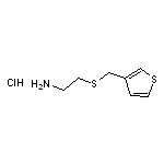 2-[(thien-3-ylmethyl)thio]ethanamine hydrochloride