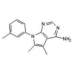 5,6-dimethyl-7-(3-methylphenyl)-7H-pyrrolo[2,3-d]pyrimidin-4-amine