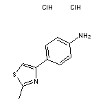 4-(2-methyl-1,3-thiazol-4-yl)aniline dihydrochloride