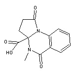 4-methyl-1,5-dioxo-2,3,4,5-tetrahydropyrrolo[1,2-a]quinazoline-3a(1H)-carboxylic acid