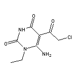 6-amino-5-(chloroacetyl)-1-ethylpyrimidine-2,4(1H,3H)-dione