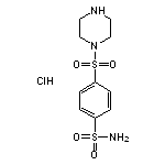 4-(piperazin-1-ylsulfonyl)benzenesulfonamide hydrochloride