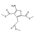 dimethyl 5-amino-3-(2-methoxy-2-oxoethyl)thiophene-2,4-dicarboxylate