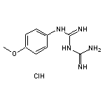 N-(4-methoxyphenyl)imidodicarbonimidic diamide hydrochloride