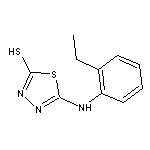 5-[(2-ethylphenyl)amino]-1,3,4-thiadiazole-2-thiol