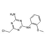 6-(chloromethyl)-N-(2-methoxyphenyl)-1,3,5-triazine-2,4-diamine