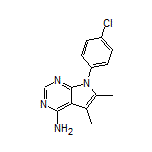 4-Amino-7-(4-chlorophenyl)-5,6-dimethyl-7H-pyrrolo[2,3-d]pyrimidine