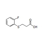 3-[(2-fluorophenyl)thio]propanoic acid