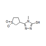 3-(5-Mercapto-4-methyl-4H-1,2,4-triazol-3-yl)tetrahydrothiophene 1,1-Dioxide