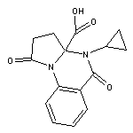 4-cyclopropyl-1,5-dioxo-2,3,4,5-tetrahydropyrrolo[1,2-a]quinazoline-3a(1H)-carboxylic acid