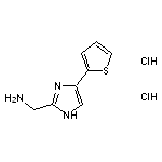 [4-(thiophen-2-yl)-1H-imidazol-2-yl]methanamine dihydrochloride