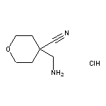 4-(aminomethyl)oxane-4-carbonitrile hydrochloride