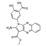 5-[2-amino-3-(methoxycarbonyl)-1H-pyrrolo[2,3-b]quinoxalin-1-yl]-2-hydroxybenzoic acid