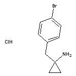 1-[(4-bromophenyl)methyl]cyclopropan-1-amine hydrochloride