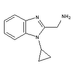 (1-cyclopropyl-1H-1,3-benzodiazol-2-yl)methanamine