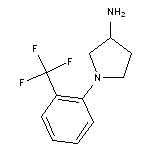 1-[2-(trifluoromethyl)phenyl]pyrrolidin-3-amine