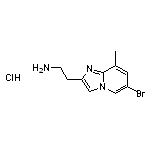 2-{6-bromo-8-methylimidazo[1,2-a]pyridin-2-yl}ethan-1-amine hydrochloride