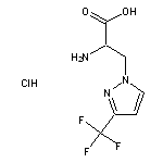 2-amino-3-[3-(trifluoromethyl)-1H-pyrazol-1-yl]propanoic acid hydrochloride