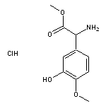 methyl 2-amino-2-(3-hydroxy-4-methoxyphenyl)acetate hydrochloride