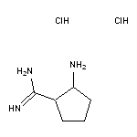 2-aminocyclopentane-1-carboximidamide dihydrochloride