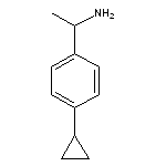 1-(4-cyclopropylphenyl)ethan-1-amine