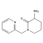 3-amino-1-(pyridin-2-ylmethyl)piperidin-2-one