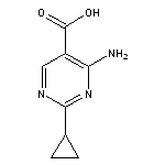 4-amino-2-cyclopropylpyrimidine-5-carboxylic acid