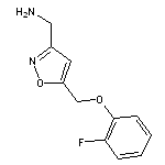 [5-(2-fluorophenoxymethyl)-1,2-oxazol-3-yl]methanamine