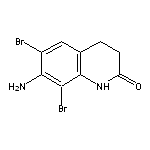 7-amino-6,8-dibromo-1,2,3,4-tetrahydroquinolin-2-one