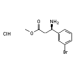 methyl (3R)-3-amino-3-(3-bromophenyl)propanoate hydrochloride