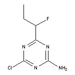 4-chloro-6-(1-fluoropropyl)-1,3,5-triazin-2-amine