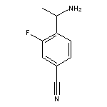 4-(1-aminoethyl)-3-fluorobenzonitrile